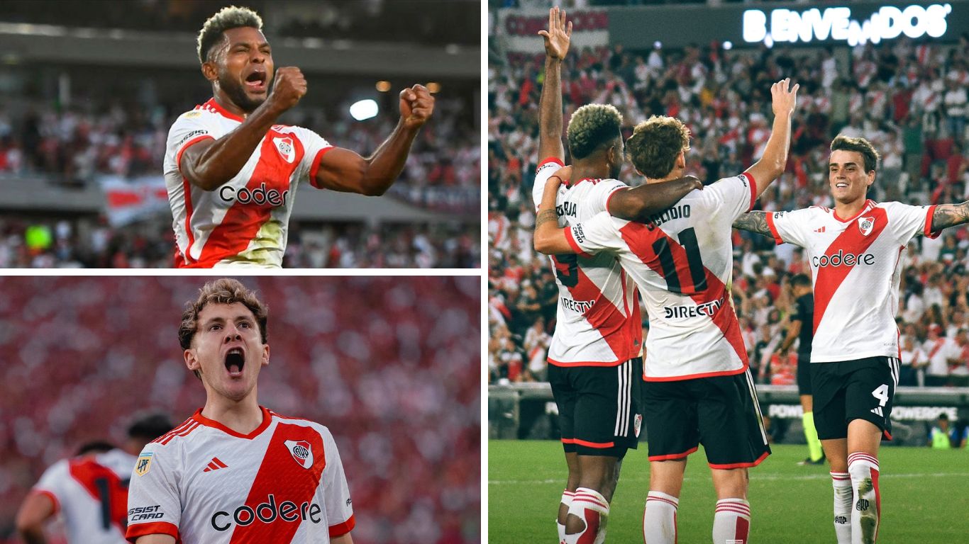 Copa De La Liga River Gole A Vel Z Sarsfield En El Monumental Y Esta