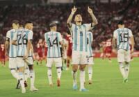 Argentina, sin Messi, venció a Indonesia y cerró su gira por Asia | GOLES