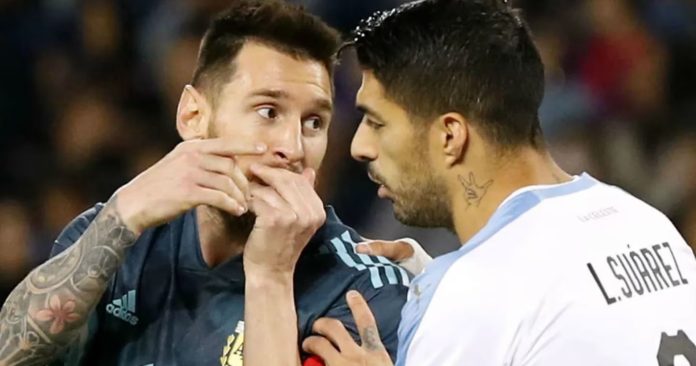 Luis Suarez y Messi
