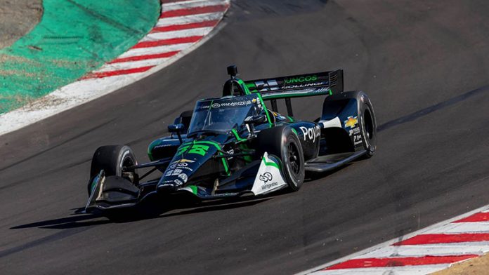 Canapino en el IndyCar en California