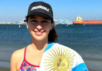 Natación: La rionegrina Ailen Lescano logró la triple corona en aguas abierta
