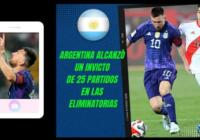 La Selección Argentina, vigente campeón del mundo, llegó a un invicto de 25 partidos por las Eliminatorias Sudamericanas