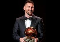 Messi se quedó con el Balón de Oro en París y fue el octavo de su carrera, fantástico