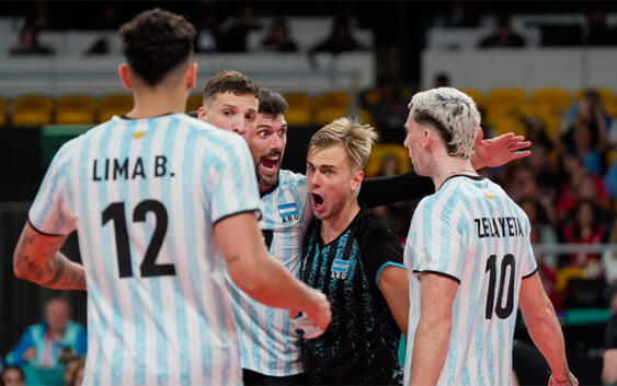 Juegos Panamericanos: el seleccionado de vóleibol masculino arrancó con triunfo