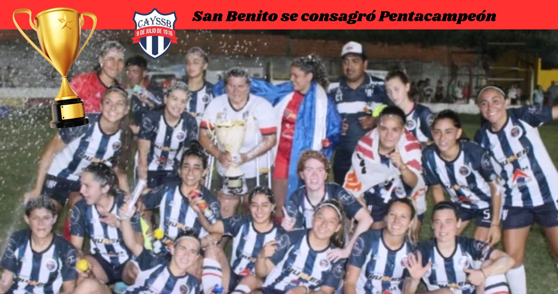 Liga Paranaense de Fútbol Femenino | San Benito se consagro Campeón del Torneo Unidad