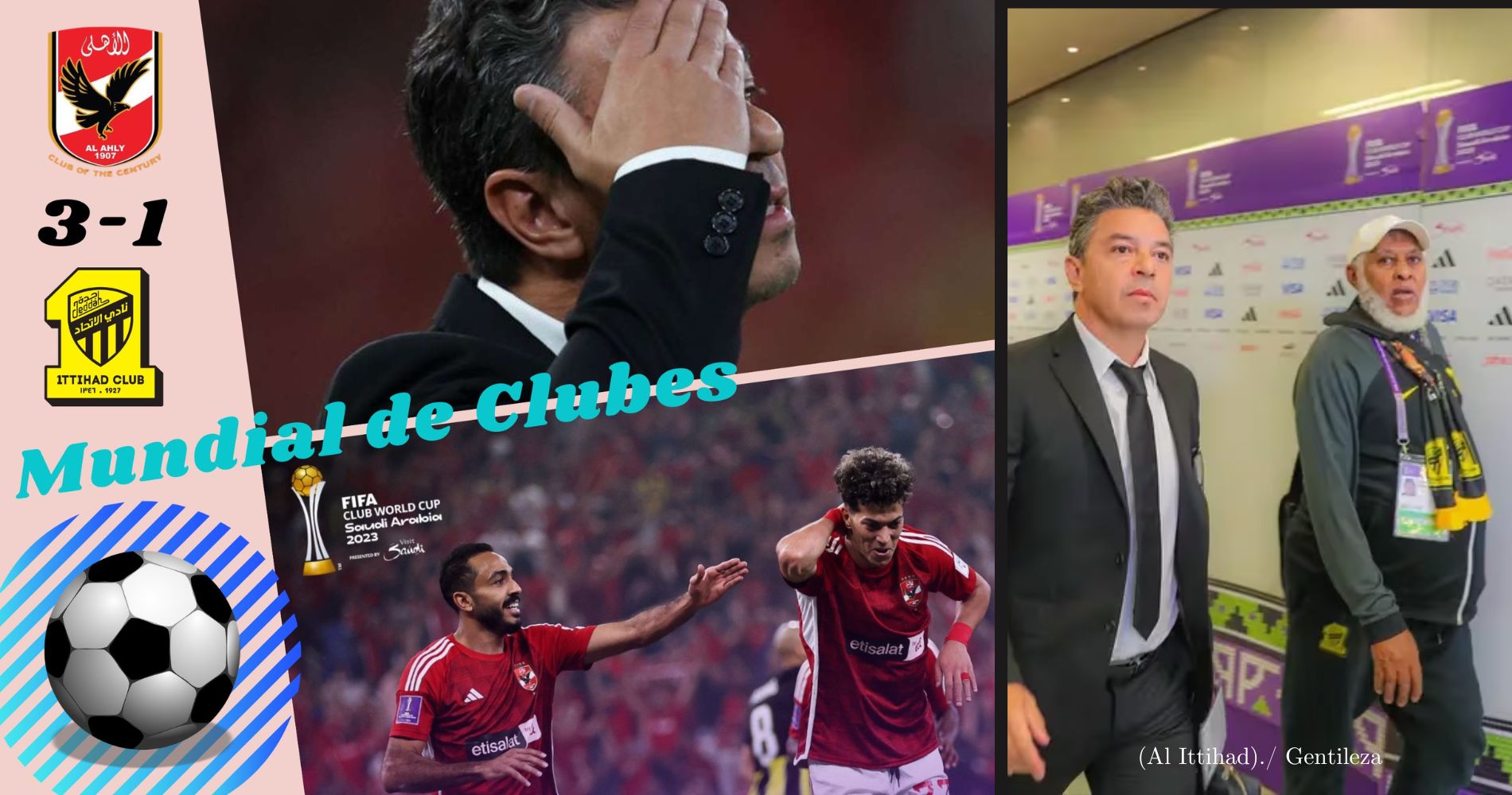 Mundial de Clubes | El Al Ittihad de Gallardo perdió y quedó eliminado del certamen | GOLES