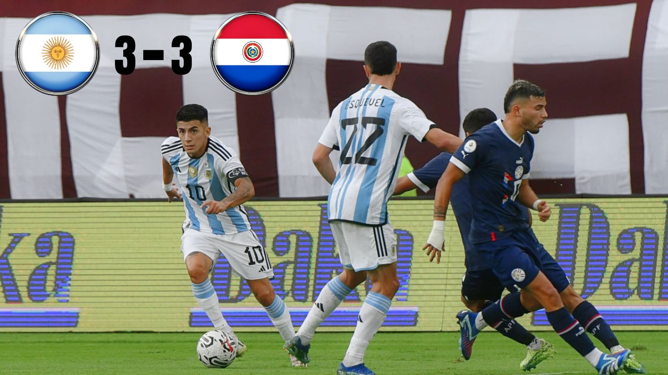 Sub 23 | Argentina logró un agónico empate ante Paraguay y mantiene su ilusión de estar en París 2024 | GOLES