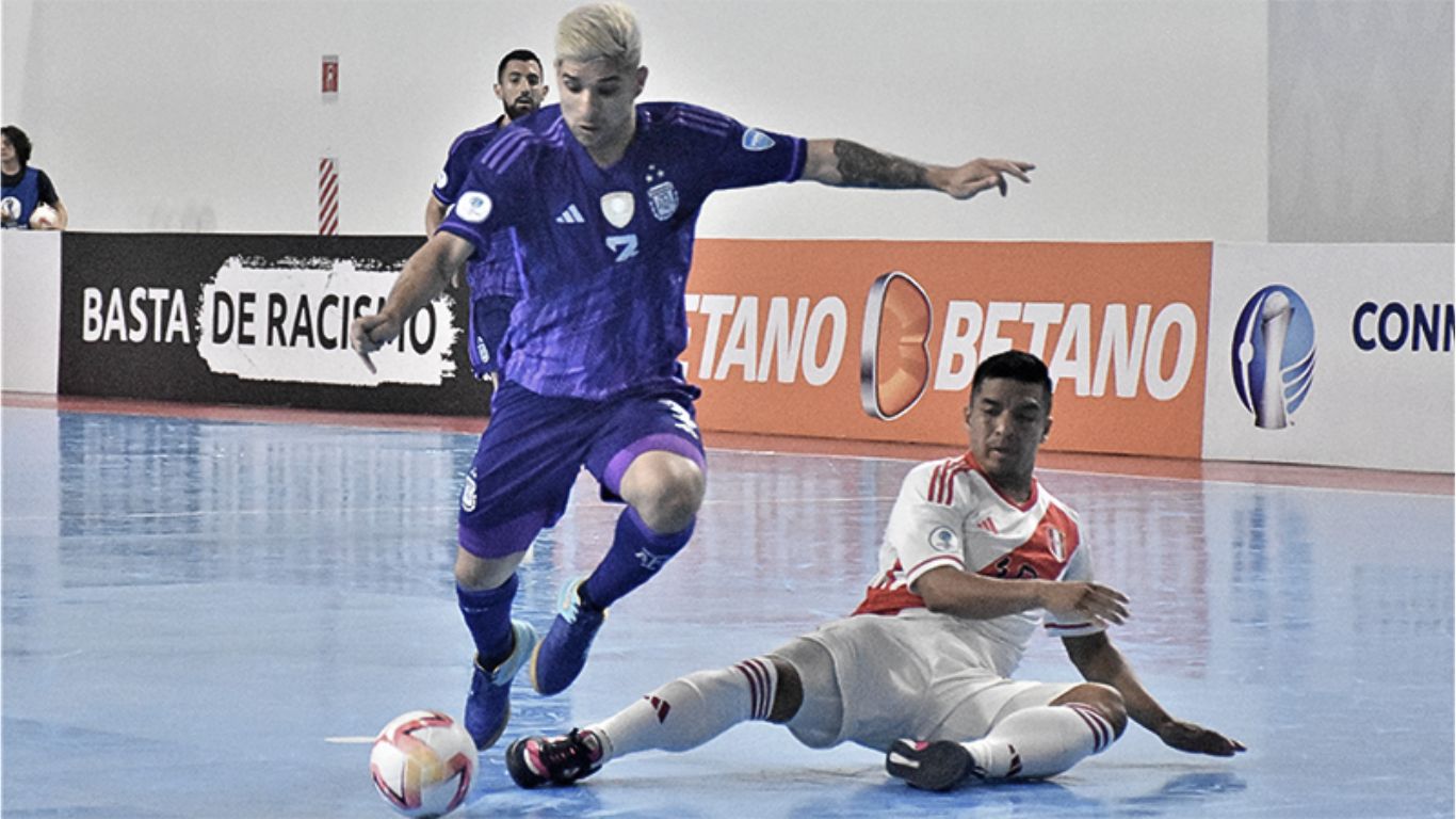 Argentina goleó 4 a 1 a Perú por la segunda fecha de la Copa América de Futsal