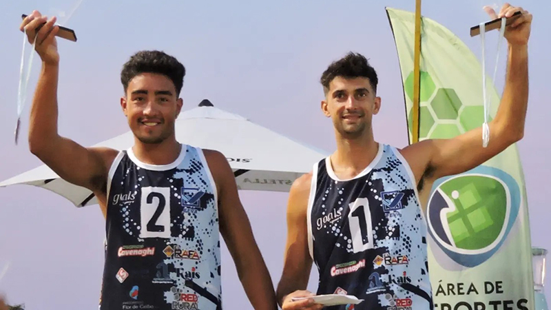 Beach Volley: el entrerriano Julián Azaad festejó de local y fue campeón en Cerrito