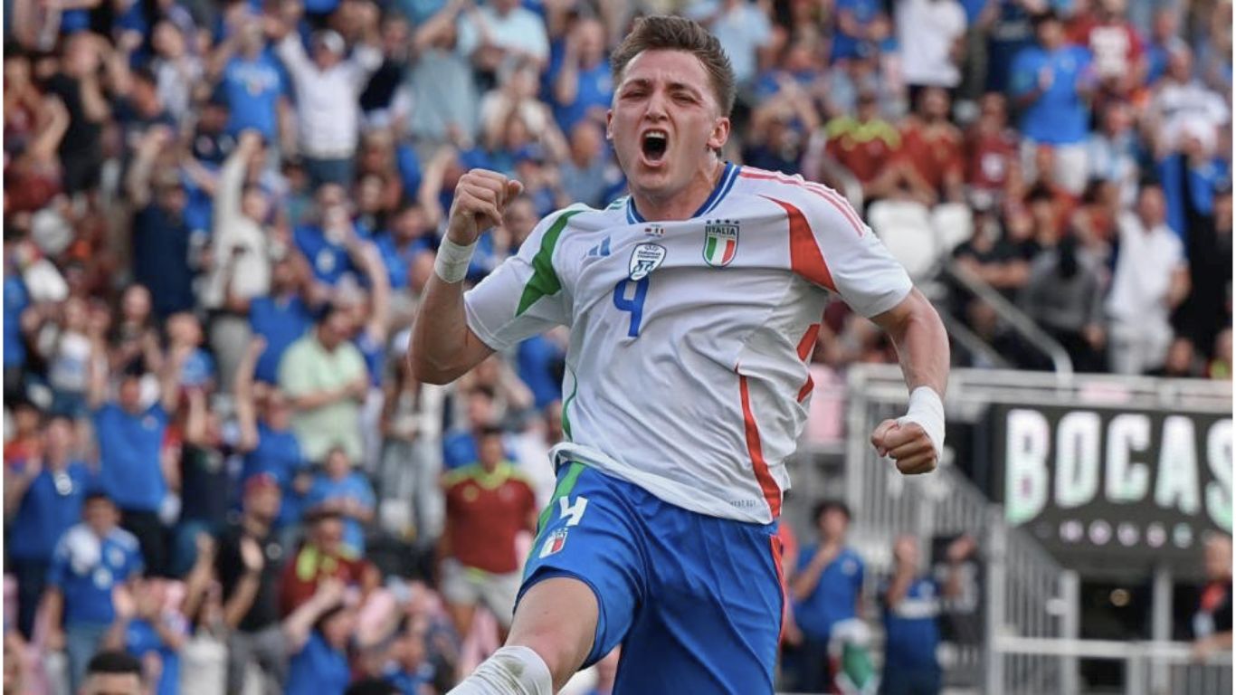 Mateo Retegui con dos goles, le dio el triunfo a Italia sobre Venezuela en un amistoso | GOLES