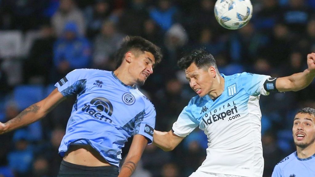 Belgrano en un cierre espectacular le empató un gran partido a Racing.