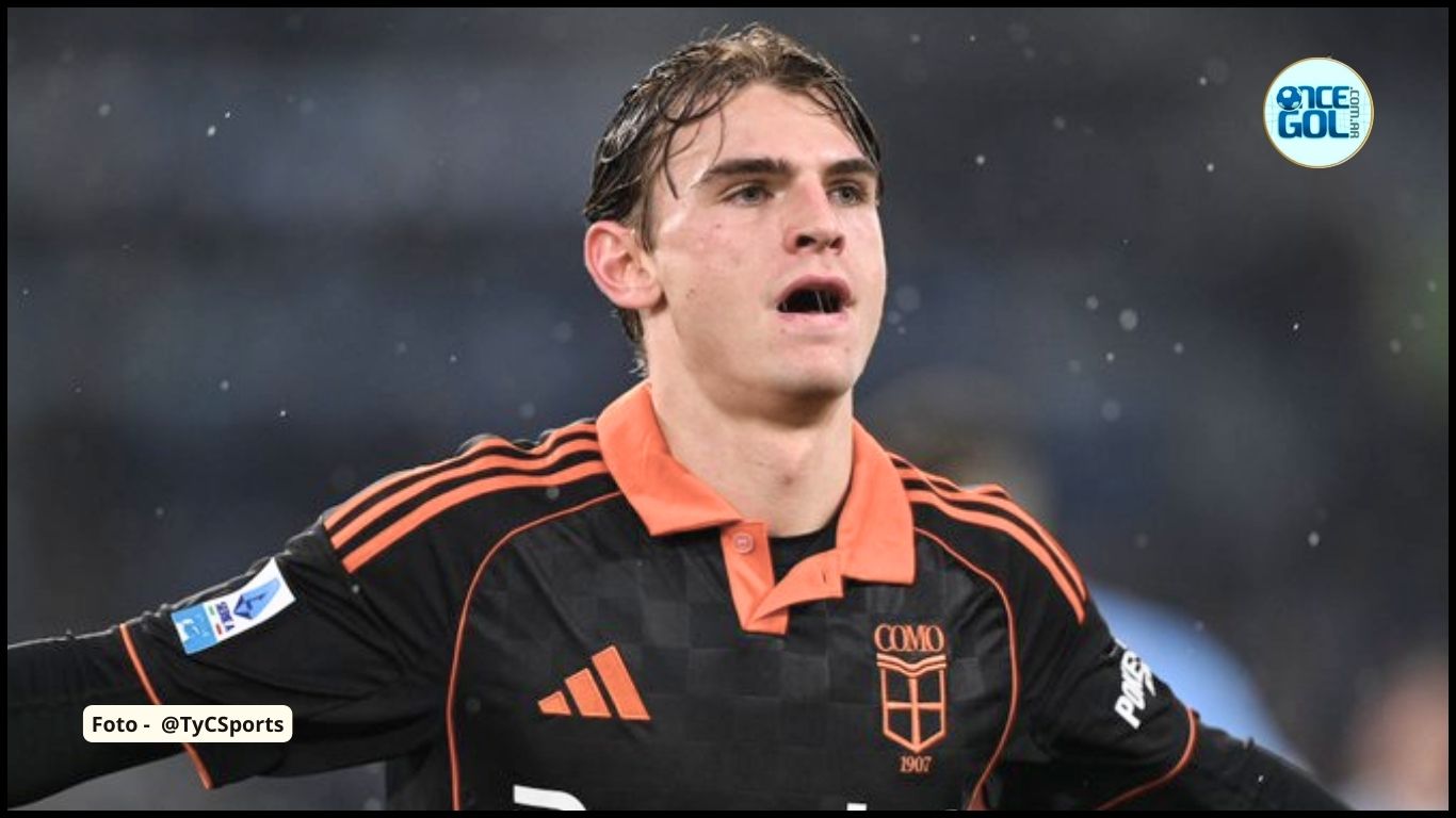 El Como con un doblete de Nico Paz, goleo al Lazio por la Serie A | GOLES