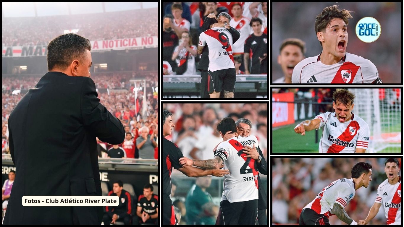 River venció a Banfield en el Monumental con una ovación a Gallardo y silbidos a los jugadores | GOLES