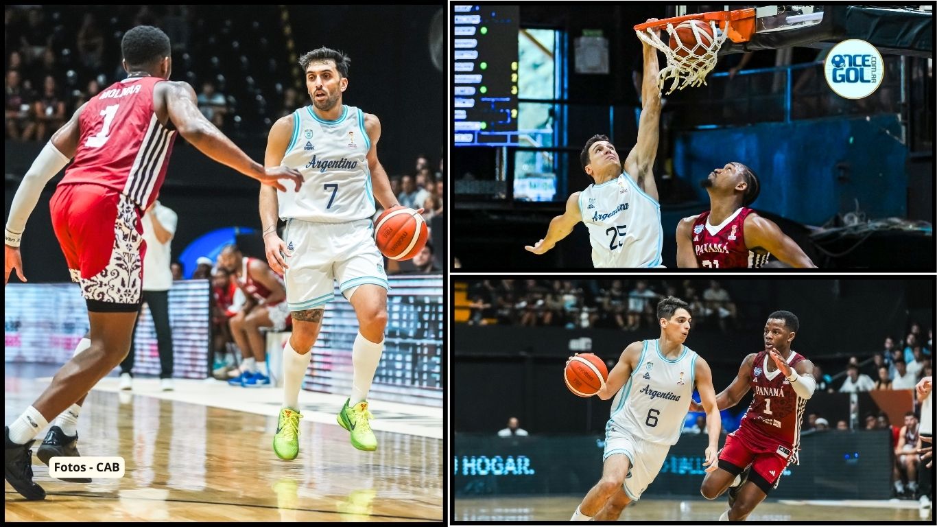 Argentina en básque derrotó a Panamá por las Eliminatoria al Mundial 2027 con una convincente actuación