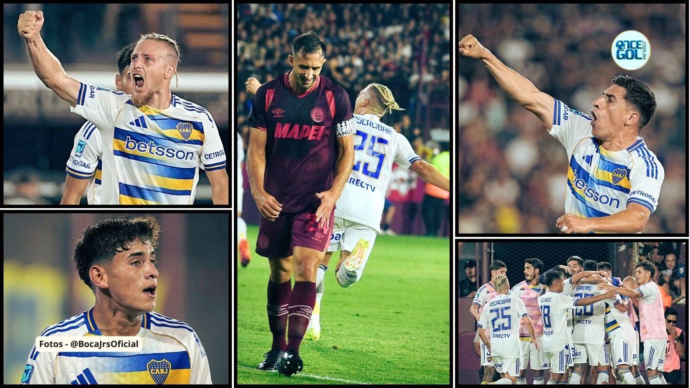 Boca como visitante volvió al triunfo luego de cuatro meses y fue frente a Lanús por el Torneo Apertura | GOLES