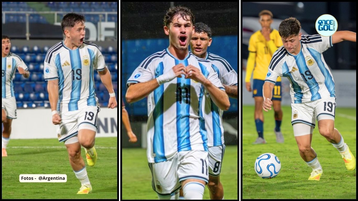 La Selección Argentina venció a Ecuador y es finalista del Sudamericano Sub 17 ante Colombia | GOLES