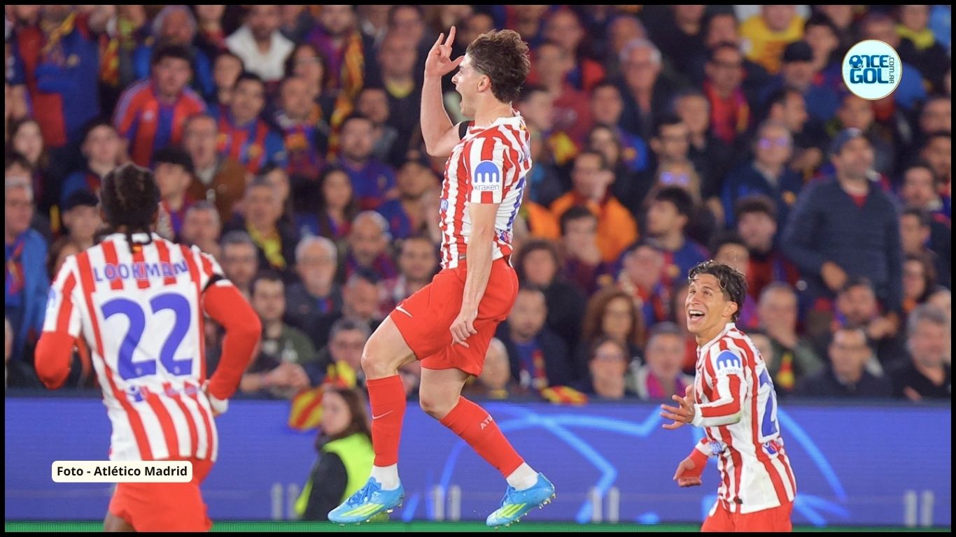 Julián Álvarez con un golazo al Barcelona, alcanzó a Di María e Higuaín en Tabla de goleadores argentinos en Champions | GOLES