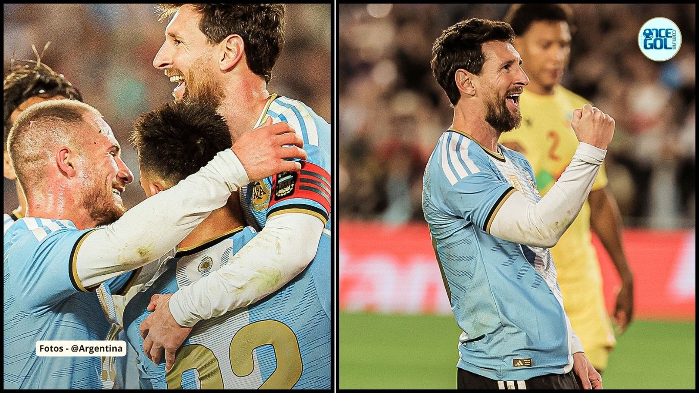 Argentina goleó a Benín y despidió a Messi con una noche inolvidable | GOLES